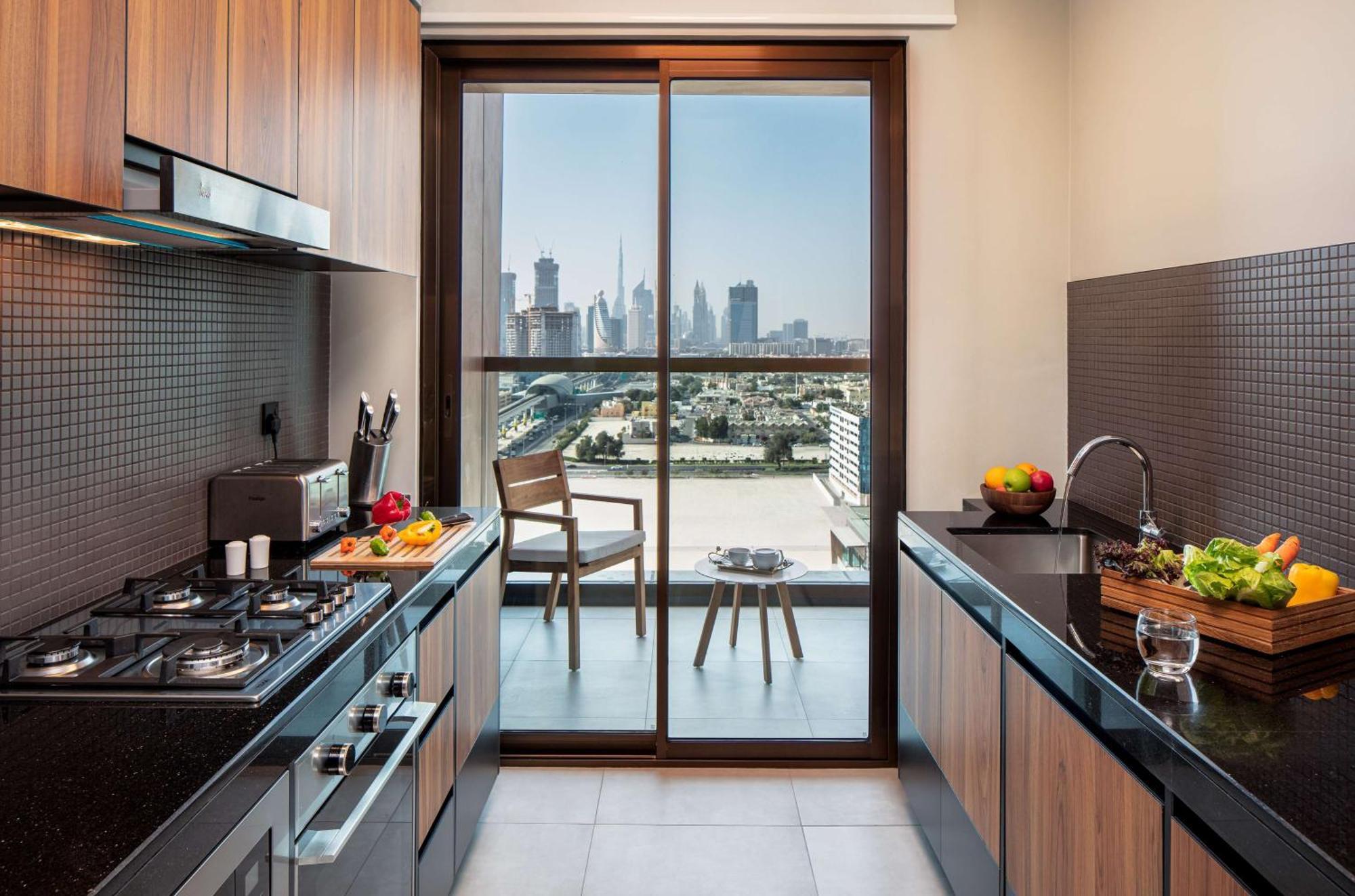 Apartamento de 1 Quarto com Vista de Burj Khalifa