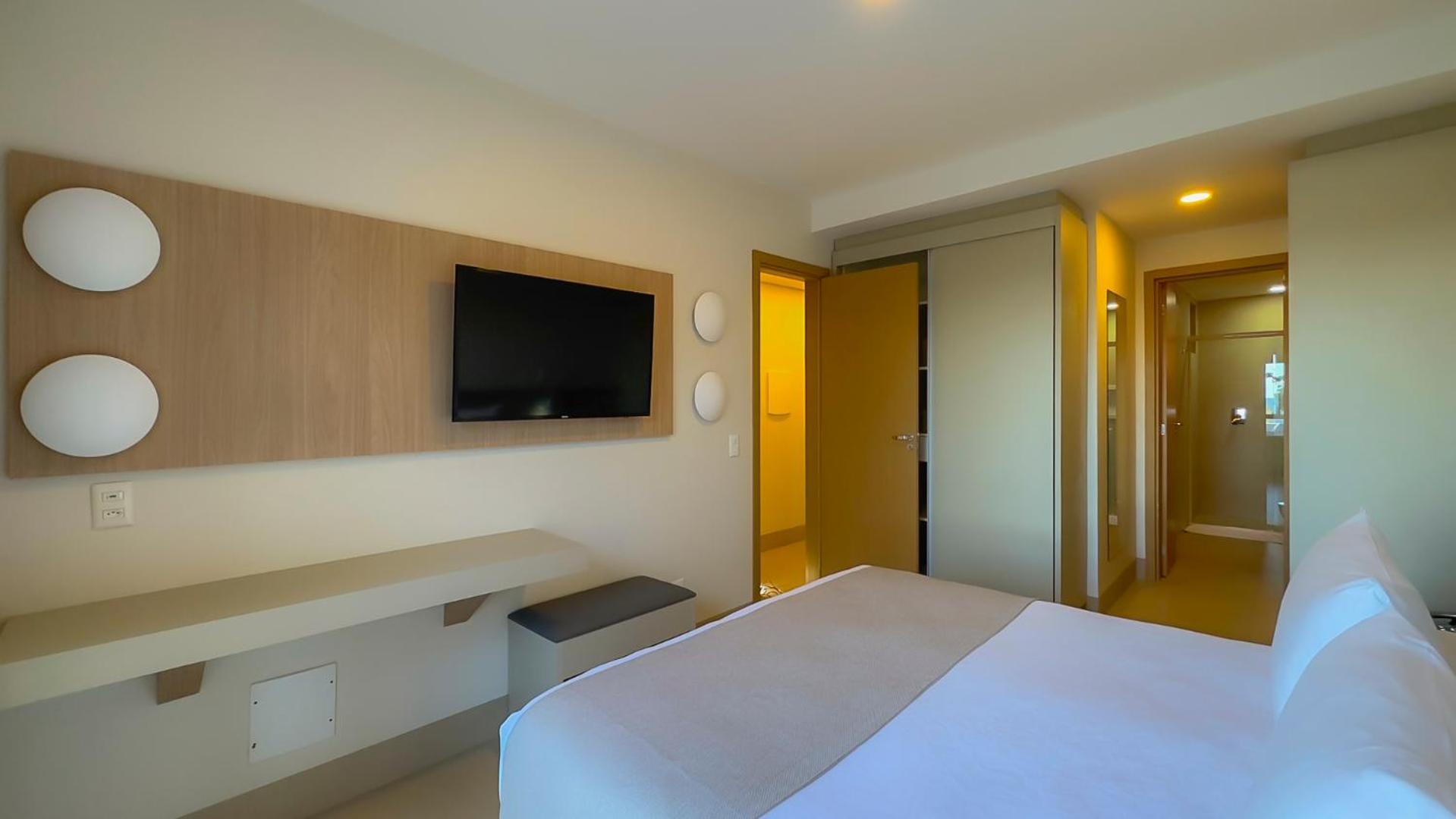 Apartamento família de 2 quartos com vista frontal do mar