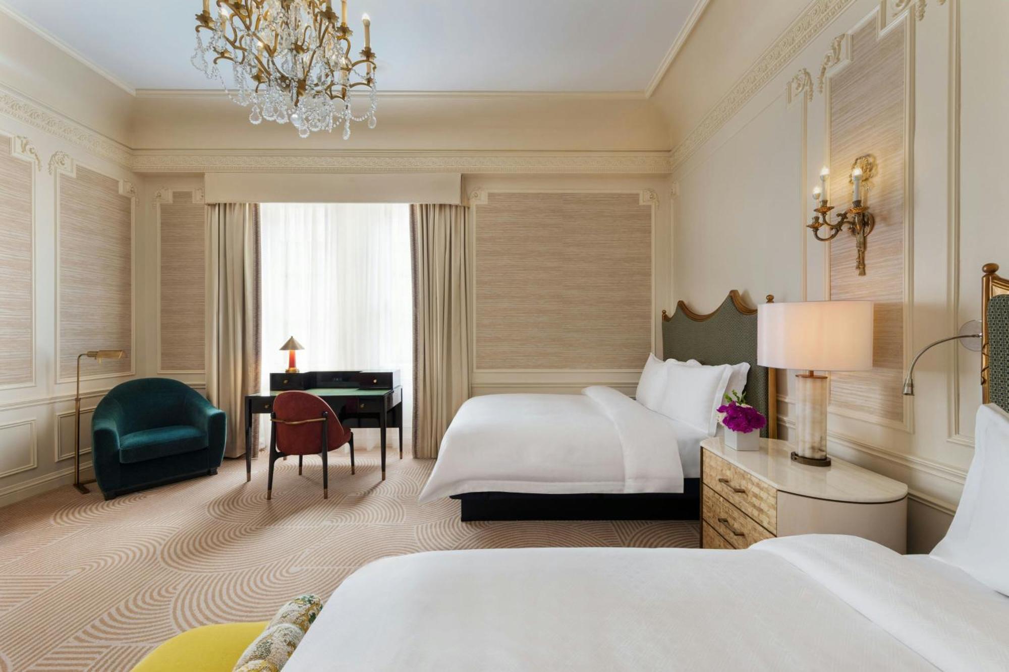 Quarto Duplo Grand Luxo com 2 Camas de Casal e Serviço de Mordomo