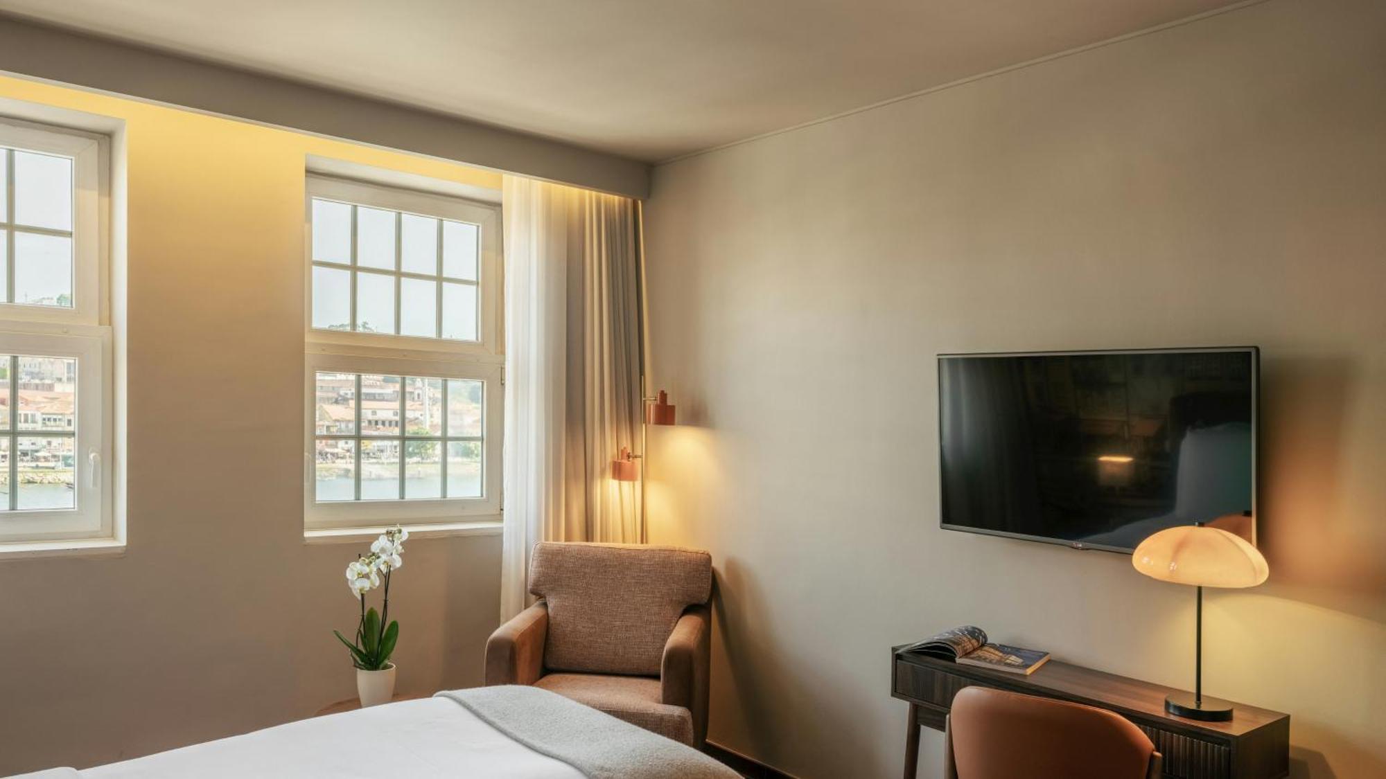 Quarto Duplo ou Twin Vintage com Vista Rio